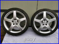 Mercedes AMG Alloy Wheels And tyres c/w Locking Nuts