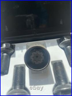 Mercedes A B C E Class Locking Wheel Nut Bolt Set Kit in Box Genuine B66470155