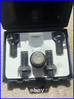 Mercedes A B C E Class Locking Wheel Nut Bolt Set Kit in Box Genuine B66470155