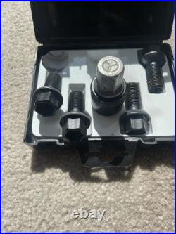 Mercedes A B C E Class Locking Wheel Nut Bolt Set Kit in Box Genuine B66470155