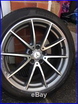 Mercedes C63 AMG Alloy Wheels Set Of 4 With Bolts & Locking Wheel Nuts