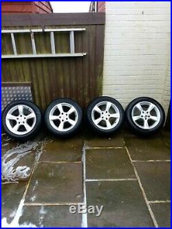 Mercedes alloy wheels and bolts and lock nuts