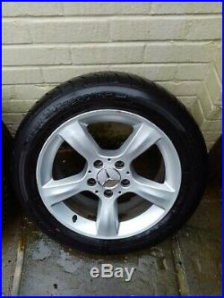 Mercedes alloy wheels and bolts and lock nuts