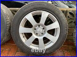 Mercedes-benz S-class W221 Alloy Wheels Tyres And All Bolts And Lock Nut Set