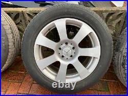 Mercedes-benz S-class W221 Alloy Wheels Tyres And All Bolts And Lock Nut Set