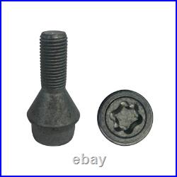 Milenco Motorhome Anti Theft Locking Wheel Nuts M16 Set of 4 with Key