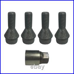 Milenco Motorhome Anti Theft Locking Wheel Nuts M16 Set of 4 with Key