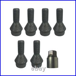 Milenco Motorhome Locking Wheel Nuts M16 Set of 6 Complete with 1 Key