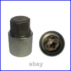 Milenco Motorhome Locking Wheel Nuts M16 Set of 6 Complete with 1 Key