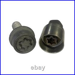 Milenco Motorhome Locking Wheel Nuts M16 Set of 6 Complete with 1 Key