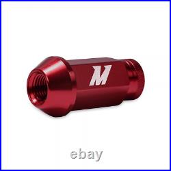 Mishimoto Aluminium Locking Wheel / Lug Nut Set 1/2 x 20 Red