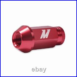 Mishimoto Aluminium Locking Wheel / Lug Nut Set M12 x 1.25 Red