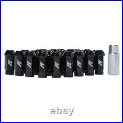Mishimoto MMLG-1220-LOCKBK Aluminium Locking Lug Nuts, 1/2 x 20, Black