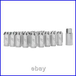 Mishimoto MMLG-1220-LOCKSL Aluminium Locking Lug Nuts, 1/2 x 20, Silver