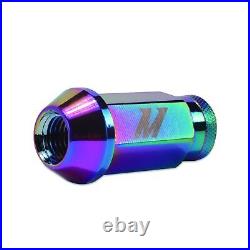 Mishimoto MMLG-125-LOCKNC Aluminium Locking Lug Nuts, M12 x 1.25, Neo Chrome