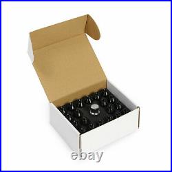 Mishimoto Rockstar Aluminium Locking Wheel Nuts, M12 x 1.25, Black