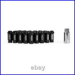 Mishimoto x Rockstar Aluminium Locking Wheel / Lug Nut Set M12 x 1.25 Black