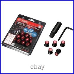 Monster Sport For Subaru Nissan Suzuki Anti-theft Wheel Lock Lug Nuts M12xP1.25