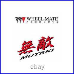 Muteki SR35 Closed End Wheel Nuts & Locks M12x1.25 NEOCHROME- 32925NP UK STOCK