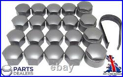 NEW GENUINE AUDI A2 A3 A4 A5 A6 A7 Q5 17mm WHEEL NUT BOLT LOCKING COVERS CAPS