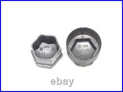 NEW GENUINE AUDI S6 WHEEL NUT BOLT COVERS 17mm LOCKING CAPS WITH TOOL 2006-2020