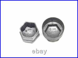 NEW GENUINE SKODA ROOMSTER 17mm WHEEL NUT BOLT COVERS LOCKING CAPS WITH TOOL