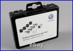 NEW Genuine VW Volkswagen anti-theft alloy wheel locking nut bolt set 000071597D