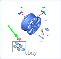 New Ford Transit Mk4 Wheel Locking Nut Kit 2221666 Hk21-1a043-aa Genuine