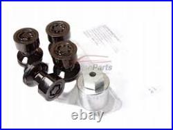New Genuine Jaguar F-Type XF XJ XK XE Locking Wheel Nut Set Black C2D42935