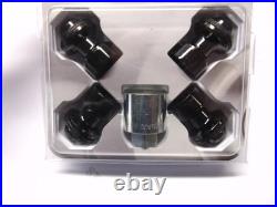 New Genuine Jaguar F-Type XF XJ XK XE Locking Wheel Nut Set Black C2D42935