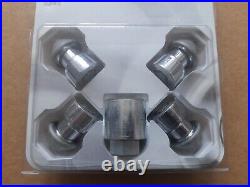 New Genuine Jaguar I-pace E-pace Chrome Locking Wheel Nuts T4a11436