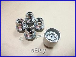 New Genuine Nissan X-Trail / Juke Set Of 4 Locking Wheel Nuts/Bolts KE40989951