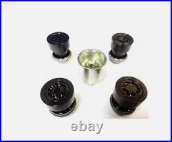 New Genuine Range Rover Land Rover Gloss Black Locking Wheel Nuts Velar Evoque