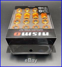 Nismo Duralumin Wheel Nut Lug & Lock Set 40220NISGD Gold New DuraNut Nissan 33mm