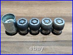 Nissan Qashqai Juke Micra X-Trail Cube Alloy Wheel Nut Locking Kit Set Genuine