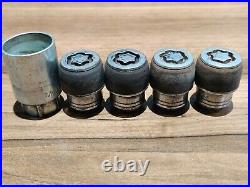 Nissan Qashqai Juke Micra X-Trail Cube Alloy Wheel Nut Locking Kit Set Genuine