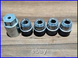 Nissan Qashqai Juke Micra X-Trail Cube Alloy Wheel Nut Locking Kit Set Genuine