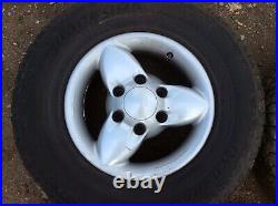 Nissan Terrano Alloy Wheels And Tyres With WheelAnd Lock Nuts 215-80-15