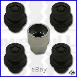 OE Black Chrome stealth locking wheel nut full set for Sport L320 alloy 20pc