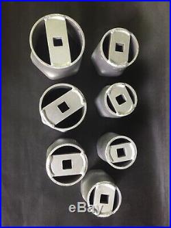 OTC Tools 7 PIECES Wheel Bearing Lock nut Sockets 3/4 DRIVE SET LOCKNUT
