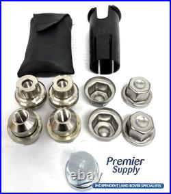 Oem Range Rover P38 Locking Wheel Nut Set Kit Rrb100370