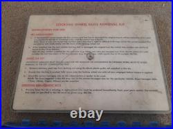 Old Vag Audi Vw Saab Skoda Vauxhall Main Dealer Locking Wheel Nut Key Master Set