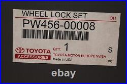 PW456-00008 Locking Wheel Nut Set New genuine Lexus accessory