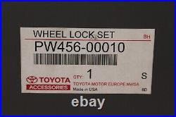 PW456-00010 Locking Wheel Nut Set New genuine Lexus part