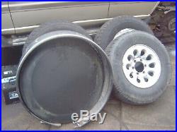 Pajero/shogun MK1 5x wheels and tyres nuts/locking nuts/sparewheel cover and key