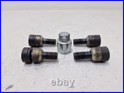 Porsche Macan 4x Locking Wheel Nuts With Key 2017 Gts