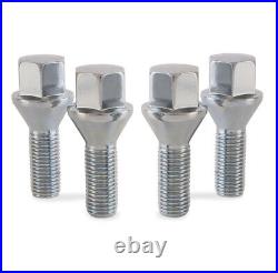 Precision 12 x Wheel Bolts & 4 x Locking Nuts For Fiat Abarth