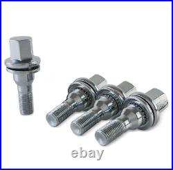Precision 12 x Wheel Bolts & 4 x Locking Nuts For Peugeot 208