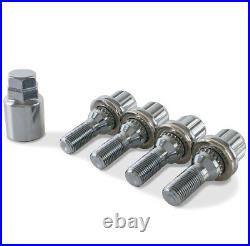 Precision 12 x Wheel Bolts & 4 x Locking Nuts For Peugeot 208