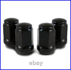 Precision Black Wheel Nuts & Locking Nuts For Toyota Vitz Aftermarket Alloys